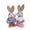 Brown-1, variant on geerera 2-Pack Standing Woven Easter Bunny Figurines,9 Inch Decorative Sisal Rabbit Statues for Office Kitchen Farmhouse Spring Home Decor