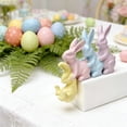 thumbnail image 5 of Easter Decorations Resin Bunny Family Figurine 6.69 Inch Tabletop Decor for Home, Easter Decor Four Rabbits Sculpture for Party Shelf Display, 5 of 7