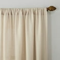 thumbnail image 7 of No. 918 Daniela 1-Piece Linen Blend Semi-Sheer Rod Pocket Curtain Panel, 54"x84", Ivory, 7 of 7