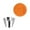Orange, variant on Stainless Steel Condiment Cups With Secure Lids For Lunch Boxes And Food Storage