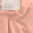 thumbnail image 7 of 5 Piece Luxury 5 Inch Two Layer Ruffle Comforter 550 GSM All Season (Twin/Twin XL Size) Premium Super Soft - 800 TC, 100% Egyptian Cotton- Solid Peach Colour, 7 of 7