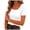 White, variant on QGJZVUNL Womens Summer Tank Tops with Built In Bras Casual Short Sleeve Ribbed Knit Shirts Size M