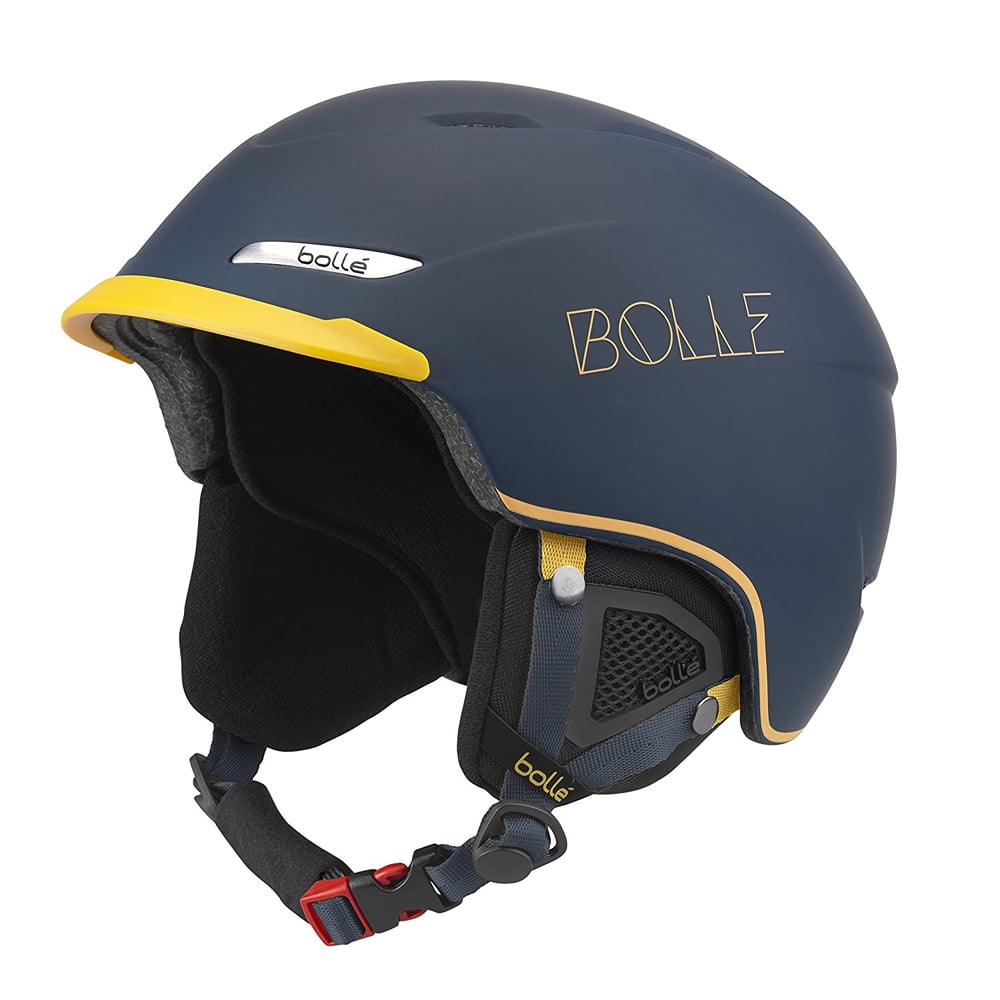 Bolle Winter Beat Soft Navy & Mustard 61-63cm 31440 Ski Helmet Click-to-Fit by Bolle
