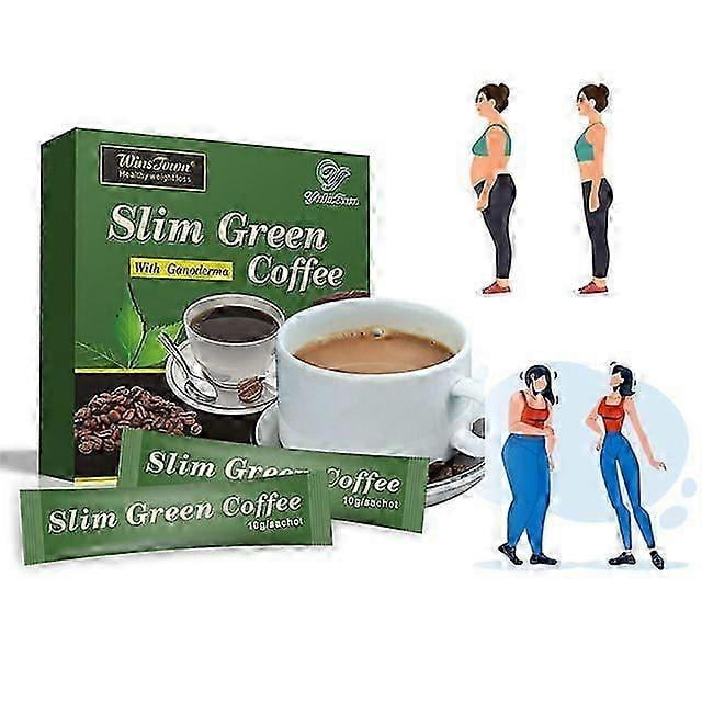 18-54pcs Green Coffe Green Slim Coffee with Ganoderma Control Weight-Loss