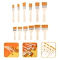 thumbnail image 2 of FRCOLOR 12Pcs Utility Paint Brushes Set Trim Paint Brushes with Wooden Handle Stain Brushes, 2 of 4