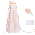thumbnail image 1 of Cajas de Regalo CHARMGIFTBOX Grandes Cuadradas Anidadas Paquete de 5 Color Rosa, 1 of 8