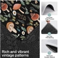 thumbnail image 3 of Brown Mushroom Flower Black Pattern Kitchen Rugs Sets Of 3,Kitchen Runner Rugs Non Skid Washable,Decorative Kitchen Floor Mats for Kitchen,Sink,Laundry,17"x30"+ 17"x47" + 17"x59", 3 of 6