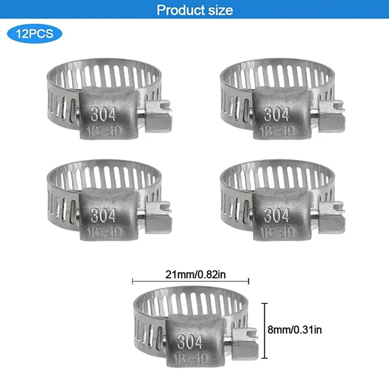 Hose Clamp Worm Gear GP SAE #60 Stainless Steel Band Hose Clamp Worm Gear GP SAE #60 Stainless Steel Band