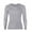 Gray, variant on Bovxnpu Mens Thermal Long Sleeve Shirt Fleece Lined Thermal Top, Men's Thermal Tops Crewneck Fleece Lined Long Sleeve Shirts for Men Base Layer Cold Weather Winter