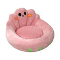 thumbnail image 2 of Cama para mascotas Fernando cojín Interior Suave autocalentable redonda rosa 55 cm x 31 cm x 15 cm, 2 of 8
