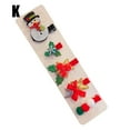 thumbnail image 1 of Accesorios para el cabello de Navidad para damas, divertido estampado de muñeco de nieve, fiesta, fiesta, niños, linda horquilla decorativa Wmkox8yii fajkfhkj4423, 1 of 3