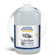 LubriSynHA Livestock Hyaluronic Acid Joint Supplement for Cattle, Horses, Pigs, Goats & Sheep, Vet-Developed Oral Liquid, Gallon Size, 128 oz