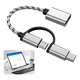 thumbnail image 2 of "Cable 2 En 1 Adaptador Micro Usb V8 Tipo C A Usb 3.0 Otg Belug Color Gris oscuro ", 2 of 5