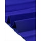 thumbnail image 5 of Vestido de verano midi con cuello asimétrico y dobladillo plisado de manga corta con volantes para mujer XL azul, 5 of 6