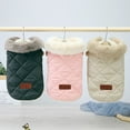 thumbnail image 2 of Pet Artist Fleece Winter Coat for Small Dogs, Puppy Padded Vest Jacket with Warm Plush Neck, Windproof Cold Weather Apparel, 2 of 9