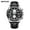 black, variant on Business Leather Watch – Quartz Movement, Multi-Dial Display, Waterproof, Night Glow