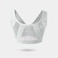 thumbnail image 6 of WCJM Women's Fashionable Sport Bra Breathable Underwear Large Size No Rims Hollow Mesh Thin Sports Yoga Bra The Yoga Bra White Bralettes & Lounge Bras, 6 of 8