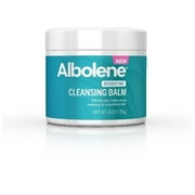 Albolene Cleansing Balm, Hydrating Makeup Remover and Face Wash with Shea Butter and Jojoba Oil, 6 fl oz