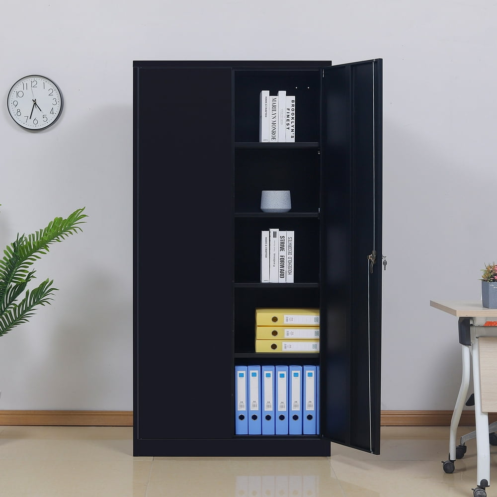 Storage With Doors And Shelves, 5layer Home School Garage