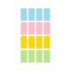 thumbnail image 2 of Waterproof Multicolor Label Stickers | Durable Tear-Resistant Synthetic Paper | Self-Adhesive Notes | Writable with All Pens | Strong Adhesion | 10pcs | 5.2x3in | Household Marking, 2 of 6