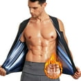 thumbnail image 5 of Lilvigor Sauna Vest with Zipper Men Sauna Suit Waist Trainer Workout Tank Top Body Shaper Compression Shirt, 5 of 6