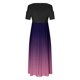 thumbnail image 4 of Vestido de cuello redondo con estampado de hombros descubiertos y manga corta informal de verano para mujer OAVQHLG3B Store  lin121212, 4 of 4