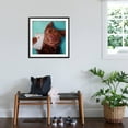 thumbnail image 3 of Dog Selfie Framed Premium Giclee Print by Lucia Heffernan, 24" x 24", Sold by Art.com, 3 of 4