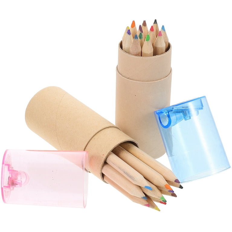 Homemaxs 24pcs Water Color Pencils Colored Painting Pencils Kids Drawing Pencils Portable Water Color Pencils, Size: 3.35×0.39×0.39