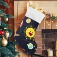 thumbnail image 5 of GZHJMY Christmas Stocking, Personalized Space Planet Large Candy Stocking Hanging Gift, 2 PCS Xmas Stockings Decoration for Family Holiday Party Ornaments Decor Fireplace, 5 of 7