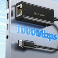thumbnail image 5 of TYPE-C to Gigabit Ethernet Adapter USB-C 1000Mbps Network Card, 5 of 5