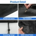thumbnail image 4 of RV Air Conditioner Cover, 600D Oxford Fabric, for Dometic Brisk II & Coleman Mach Series, Waterproof, Tear and Fade Proof, Travel Trailer AC Cover with Free 5 Automotive Detail Brushes, 4 of 6