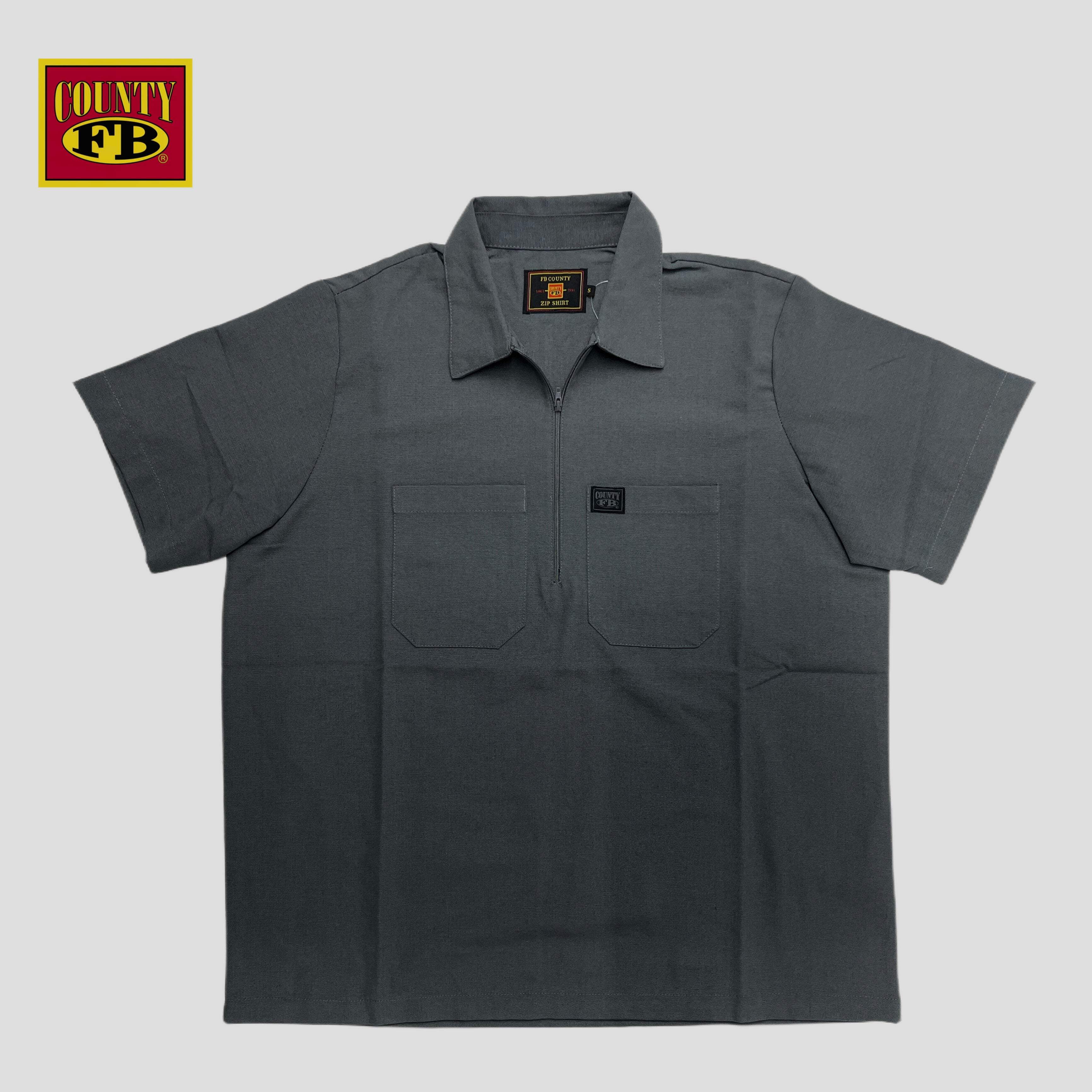 トップス fb county shirts FB County Men's 1/2 Zip Short Sleeve Shirt – Knsportswear