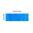 thumbnail image 2 of Dsseng Leaf Pattern Non-Slip Mat for Swimming Pool  Comfortable Soft PVC Anti-Slip Floor Mats Pool Side Protection Mats for Kids Children Seniors  Modern Style Decor  1PC  9”x24”  Blue, 2 of 6
