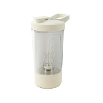 Ikohbadg Rechargeable Portable Blender Cup, USB Automatic Mixing Cup for Coffee, Soy Milk, Protein Shakes, Leak-Proof, Easy Cleaning, Double Mouth Design