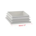 thumbnail image 2 of 20 Pcs 50mmx50mm(2 pulgadas) Tapón de tubería de plástico Tapas de extremo de poste cuadrado para barandilla de escalera, 2 of 3