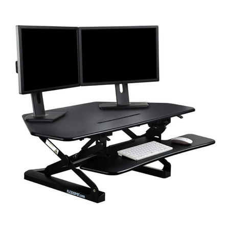 Flexispot Adjustable Corner Standing Desk Riser Walmart Com