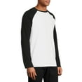 thumbnail image 3 of George Men's Crew Neck Long Sleeve Raglan Tee, 3 of 6
