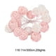 thumbnail image 3 of Cadena de luces LED decorativas de ratán para dormitorio de niña, estilo navideño, para boda, bolas redondas tejidas, luces decorativas LED de 9,84 pies, 20 luces, cadena de luces de plástico USB, 3 of 7