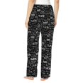 thumbnail image 3 of Goofa Travel The World Printed Soft Pajama Pants for Women, Wide Leg Comfy Casual Lounge Yoga Pants-X-Large, 3 of 9