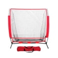 thumbnail image 4 of jinwen Replacement Baseball Net 5ftx5ft Softball Net for Training Pitching Fielding, 4 of 9