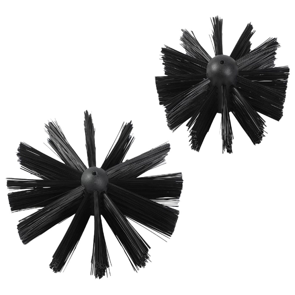 Milisten Chimney Cleaning Set Chimney Cleaning Brush Black Plastic 2Pcs