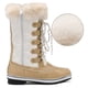 thumbnail image 3 of Dream Pairs Botas de nieve cálidas de invierno para mujer Botas de nieve informales impermeables a media pantorrilla para exteriores RIVER_1 Dream Pairs MAINE, 3 of 6