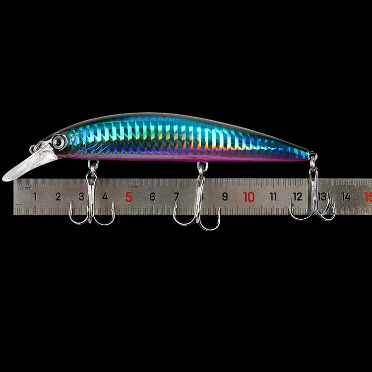 2PC Fishing Lures Jigs With Hook 36g Sea Fishing Sinking Minnow Plastic Fishing Tackle Bait