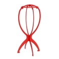 thumbnail image 1 of Pack Wig Head Stand, 14.2 Inch Collapsible Plastic Wig Holder for Drying, Styling and Display, Colorful Lightweight Wig Stand, 1 of 8