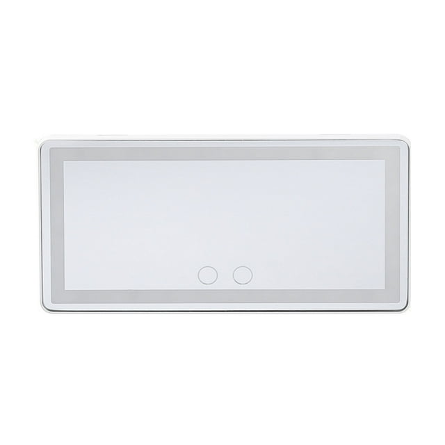 Espejo de tocador con visera solar para automóvil - Espejo de maquillaje con luz LED recar MABOTO Espejo de visera de coche