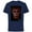 Navy, variant on Dawn of the Planet of the Apes Biohazard Symbol Caesar Face - Short Sleeve Cotton T-Shirt for Adults - Customized-Athletic Heather