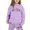 Purple, variant on Clothes For Girls 10-12 - Girls Outfits Hoodies Letter Print Sweatshirt Stylish Everyday Wear Casual Winter Two Piece Set (Khaki,15-16 Years)
