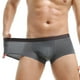 thumbnail image 1 of Calzoncillos bóxer de cintura media para hombre, informales, sólidos, transpirables, con elevación de cadera Pompotops  qyievc4163, 1 of 4