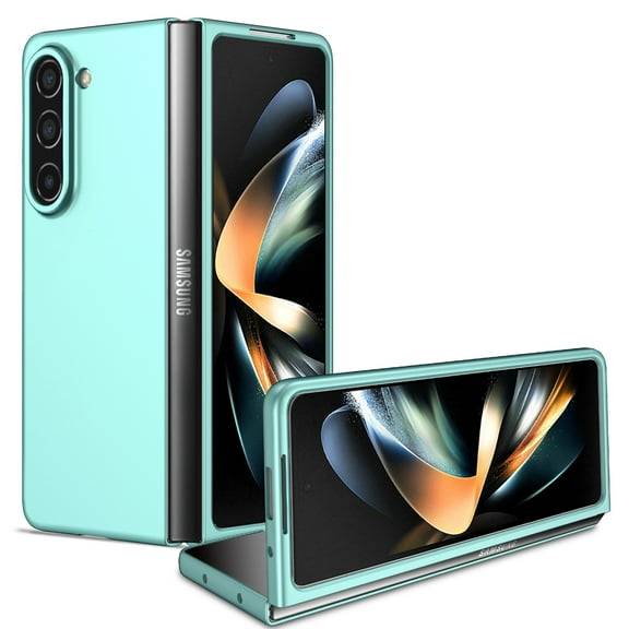 Allytech Galaxy Z Fold3 Case, Samsung Z Fold3 Cover, Ultra Slim Fit Shockproof Lightweight Anti-Scratch Protective Phone Case for Samsung Galaxy Z Fold 3 5G - Skyblue