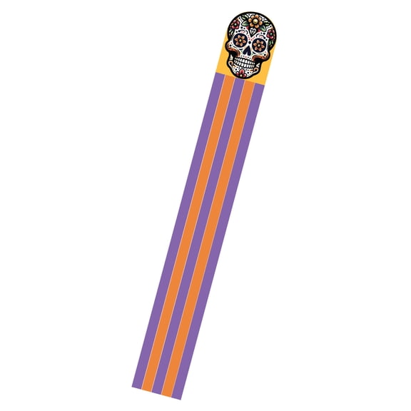 X Kites StreamerKite Day of the Dead Kite with Handle and Line